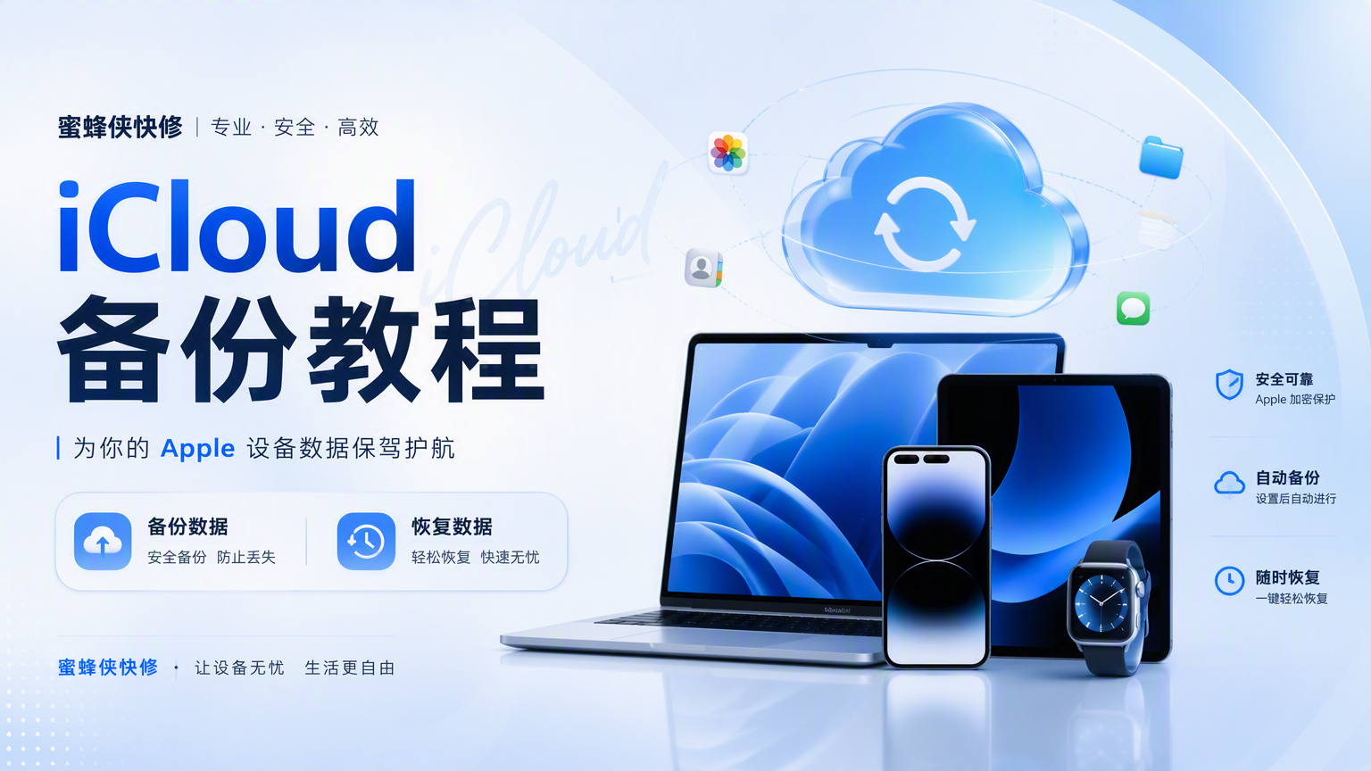 【iPhone/iPad 】iCloud备份教程